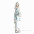 Holiday Party Decoration Standing White Santa Claus